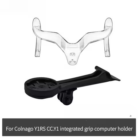 CNC Aluminum Bike Computer Mount for Colnago Y1RS CC.Y1 Integrated Handlebar, Compatible with GoPro 