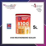 5L Nippon Paint 8100 Weatherbond Sealer (Wall Sealer | Undercoat)