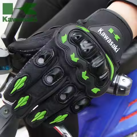 New Kawasaki Gloves KAWASAKI NINJA 300 250 400 650 ZX6R ZX10R H2 H2R Motorcycle Glove Cycling Racing