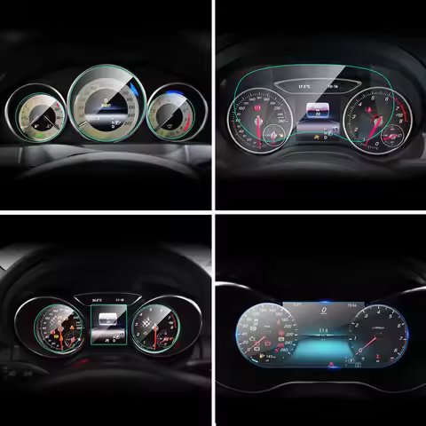 Car Instrument Panel Screen Protector Film for Mercedes W204 W213 X204 W246 W205 W221 V221 X204 A B 