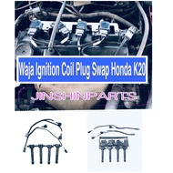 Car Accessories Ignition Coil Plug Proton Waja Harness PNP K20 COP Waja MMC -Ignition Coil K20 Set Combo For Waja MMC