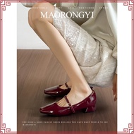 【NEW】Lyden Mary Jane Pointed Heels Series 6cm pump heels - Classic Black//Maroon//Apricot