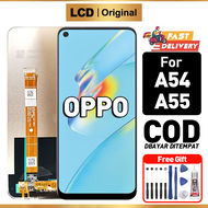 LCD OPPO A54 A55 4G Original Full set Touchscreen FOR ORI Glass Touch Screen Digitizer Asli