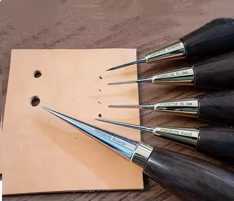 YORKSHINE Leather Sewing Cone DC53 Mold Steel Diamond Cone/French Cone/Hole Cone DIY Leather Craft H