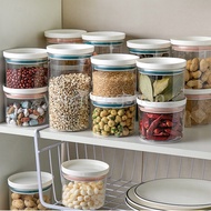 Creative Superimposed Grain Storage Airtight Tank Moisture-proof Sealed Jar with Lids Food Storage F