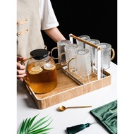 Light Luxury Cool Water Bottle Glass Water Bottle High Temperature Resistant Household Teapot Cool W