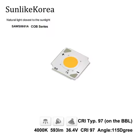 SunlikeKorea COB LED SAW0661A CRI 97 7W DIY For LED Bulb, PAR, MR16,Spot, Downlight