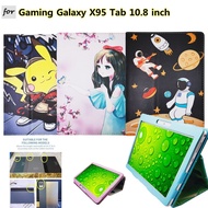 Flip Case For Gaming Galaxy X95 10.8 inch 2024 Android 5G Tab Tablet PC Casing Lightweight PU Leathe