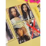 (READY ina) photocard pc sharing season greeting 2023 sg23 hanni selca 3 4 hyein weverse wv b newjea