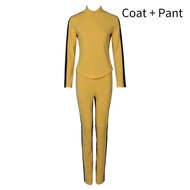 【Expert Recommended】 S-2xl Movie Kill Cosplay Costume Women Tight Coat Pant Sets Halloween Party Sho
