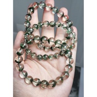Natural Cornucopia good grade green phantom quartz crystal bracelet
