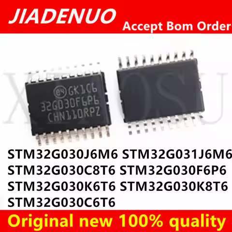 (1piece)100% New STM32G030J6M6 STM32G031J6M6 STM32G030C8T6 STM32G030F6P6 STM32G030K6T6 STM32G030K8T6