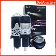 Mini Ball LED Headlight H4 V30 - V22 Osram 55w Output for Cars and Motorcycles