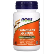 Now ~Probiotic-10, 25-50 Billion, 50-100 Veg Capsules
