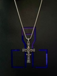 2024 Chrome Hearts 十字骷髏花項鏈