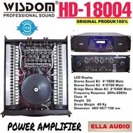 Wisdom HD18004 Power Amplifier 4- Channel Class H wisdom Hd18004 - hitam