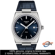 Tissot PRX T137.410.16.041.00 Men's Quartz T-Classic PR 100 Sport Blue Leather Strap Watch