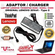Laptop Charger Adapter Lenovo Thinkpad E490 E490s E495 Type C Original - Laptop Adapter Lenovo Think