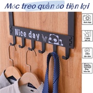 Nice Day black stainless steel hanger and clothes hanger behind the door EH610