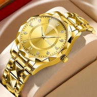 Blessu Fashion Business Stainless Steel Luxury Mens Gold Watch Luminous Waterproof Automatic Date Wr