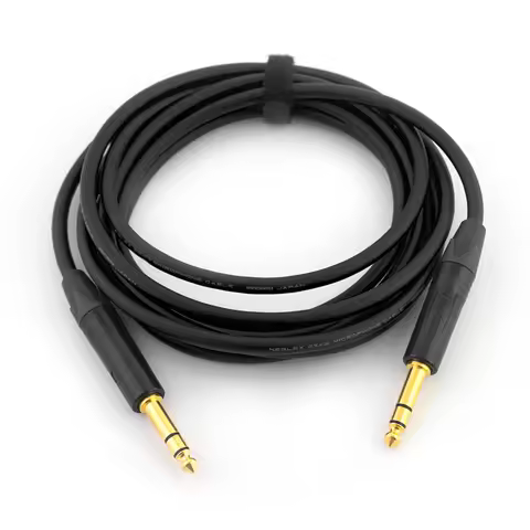 ◆Handmade Mogami 2534 Neutrik Plug 6.35mm Male To 6.35mm Audio Cable TRS1/4" Balanced Cable Sound Ca