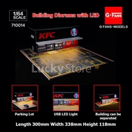 G-Fans Models 1 Premium64/ Diorama Diecast KFC with LED