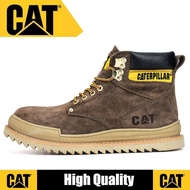 Caterpillar รองเท้าผู้ชาย รองเท้าหนังวัวแท้ 1 ชั้น รองเท้าลำลองกลางแจ้ง CAT รองเท้าปีนเขา รองเท้าหนั