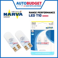 NARVA Range Performance LED T10 W5W LED Bulb 12V 6000K (White) NARVA LED Light Bulb | NARVA T10 LED 