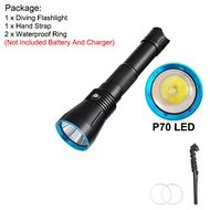 Asafee DA16 Diving Flashlight Powerful XHP70/SST70 LED 3600lm Underwater Torch Professional Light Powered 26650 Battery