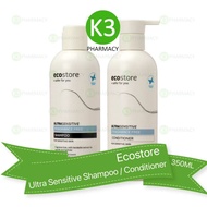 Ecostore Ultra Sensitive Fragrance Free Shampoo / Conditioner (350ML)