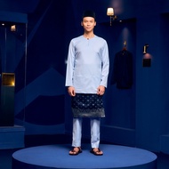 PLUS SIZE Baju Melayu Teluk Belanga Bulan Bintang Merah Biru Hitam 2025 (NEW) - 1