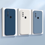 Solid color phone case VIVO V15 Full Protect Camera Lens Shockproof TPU Jelly Soft cover C7K