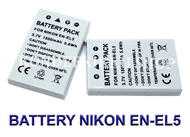 (แพ็คคู่ 2 ชิ้น) EN-EL5 \ ENEL5 แบตเตอรี่สำหรับกล้องนิคอน Camera Battery For Nikon Coolpix P6000,P53