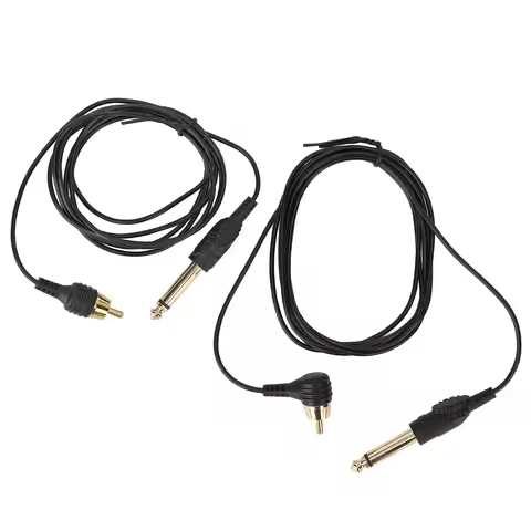 Tattoo Pen Power Supply 6.2ft Tattoo Clip Cord TPE Tattoo Clip Cable Tattoo Machine Power Cord Tatto