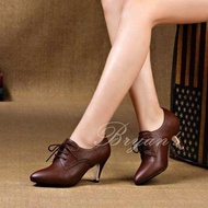 Wholesale Beautiful High Heels for Girls Wanita Tm04 Ih4 WO914 Loafers Aj10 Brown