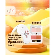 Red-A Compact Package, 1 Red-A Blush On Red a Cosmetics