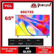 TCL 65C725 65'' QLED 4K Android Smart Ai Google TV Android 11 / MEMC / Dolby Atmos / Dolby Vision