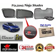Honda Civic FC 2017 - 2021 Magnetic Ninja Shades Sunshade (7pcs)