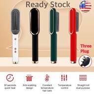 🇲🇾【Ready Stock】Hair Straightener Straightening Styling Tool comb Heating Hair comb Straightener Comb