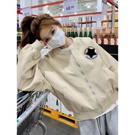 Women's Embroidered Autumn Jacket - Trendy Fall Wear 2025