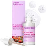 Good Molecules 5% Niacinamide Essence, Contains Ectoin-Super Moisturizing Essence, For Large Pores a