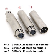 XLR male Female To male Female Audio Microphone Mic Adapter Connector Xlr 3core 3pin Male To Xlr Fem