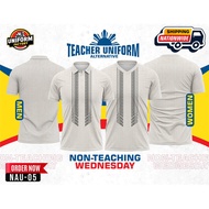 Deped Uniform 2025 Full Sublimation Deped Tshirt For Non Teachers Uniform Monday To Thursday Deped P
