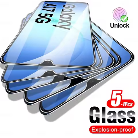 5-1Pcs Screen Protector For Samsung Galaxy A17 A 17 17A 5G 4G 2025 Crystal HD 9H Clear Tempered Glas
