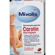 Carotin Mivolis sunscreen pills