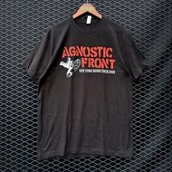 Official Agnostic Front Band T-Shirt - New York Blood Baju T Shirt Lelaki Tshirt Rock Outfit