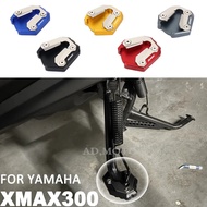 Foot Side Stand Extension Enlarger Pads Plate For Yamaha XMAX300 XMAX X-MAX 300 X-MAX300 2021 2022 2023 Motorcycle Accessories