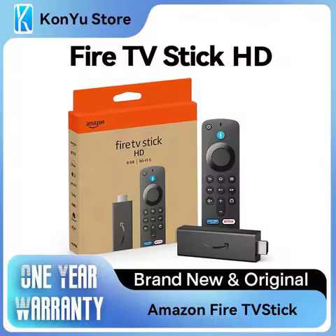 Amazon Fire TV Stick HD , free and live TV, Alexa Voice Remote, smart home controls, HD streaming