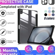 Ce Keysky case ipad for ipad Air 5 4 19 Pro 11 1th 9th 8th Gen 7th 12 6th 5th 97 Mini 6 Clear Acrylic Cover Tablet case with stylus slot