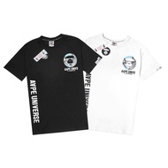 AAPE Unvs Blue Camo T-Shirt T Shirt Lelaki Baju T Shirt Lelaki